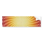 Sun Spiral: Abstract Art: Bumper Sticker
