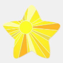 Sun Star Stickers
