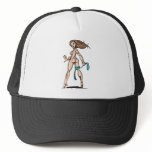 Sunbathing Beauty Trucker Hats