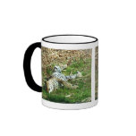 Sunbathing Leopard mugs