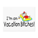 Sunbathing Santa postcards
