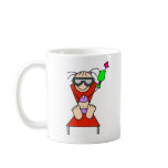 Sunbathing Stick Figure Mug