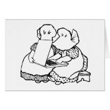 Sunbonnet Smart Logo Greeting Card