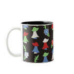 Sunbonnet Sue and Pansies (1950's Inspired) mugs