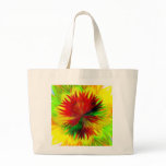 Sunburst Dahlia Beach Bag