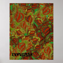 "SUNBURST TAPESTRY" GICLEE PRINT