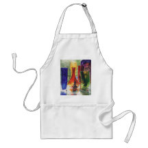 "Sundance" Art Glass Watercolor Apron