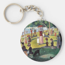 Sunday Afternoon La Grande Jatte - Georges Seuratt Key Chain