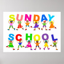 Sunday School Poster
