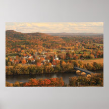 Sunderland Foliage from Mount Sugarloaf Poster