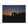 Sundown At Monument Rocks Post Card