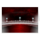 SUNDOWN OVER THE HAPENNY BRIDGE CARD
