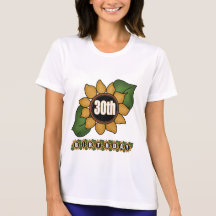 Sunflower 30th Birthday Gifts T Shirts