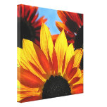 Sunflower Abstract Gallery Wrapped Canvas