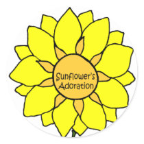 Sunflower  Adoration stickers