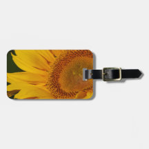 Sunflower and meaning bag tags