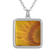 Sunflower and meaning necklace