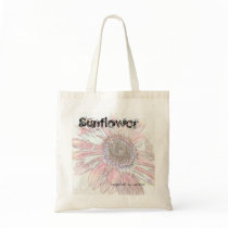 Sunflower Art- Inspired by Nature Bag