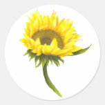 Sunflower Art Sticker
