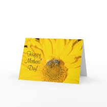 Sunflower & Bee Mothers' Day Card
