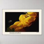 Sunflower & Bee Print