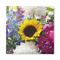 Sunflower bouquet colourful