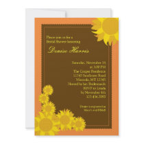 Sunflower Bridal Shower Invitation