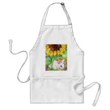 Sunflower Bunny Aprons