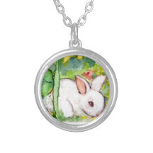Sunflower Bunny Necklaces