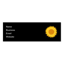 Sunflower. Business Card Templates