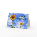 Sunflower Card
