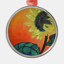 Sunflower Christmas Tree Ornament