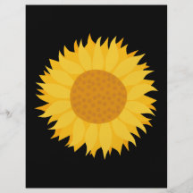 Sunflower. Custom Flyer