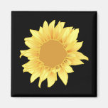 Sunflower Elegance Refrigerator Magnets