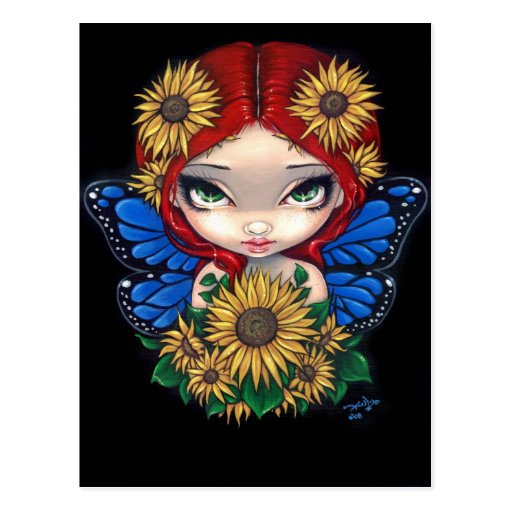 "Sunflower Fairy" Postcard