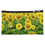 Sunflower Fields Makeup Bag
