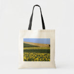 Sunflower fields, Tuscany, Italy Canvas Bags