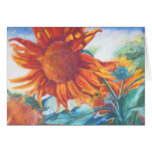 Sunflower Fire Blank Art Card