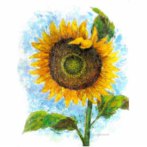 Sunflower Flora Painting - Multi