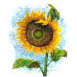Sunflower Flora Painting - Multi photo sculptures