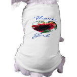 "Sunflower Flower Girl" Doggie Tee