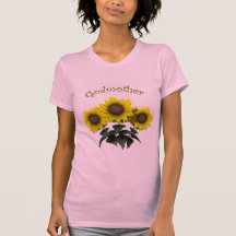 Sunflower Godmother Mothers Day Gifts T-shirts