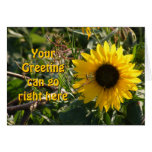 Sunflower Greeting Card