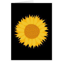 Sunflower. Greeting Card