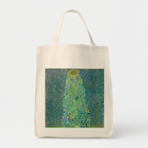 Sunflower, Gustav Klimt Vintage Floral Art Nouveau Bags