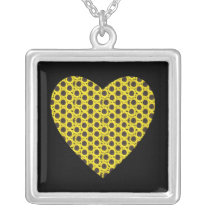 Sunflower Heart Pendant