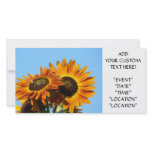 SUNFLOWER Invitation Cards Party Invitations Event Personalized Photo Card