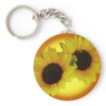 Sunflower Key Chains Cheerful Yellow Flower Gifts keychains