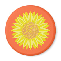 Sunflower Refrigerator Magnet