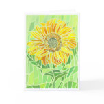 Sunflower Mosaic Greetings Card